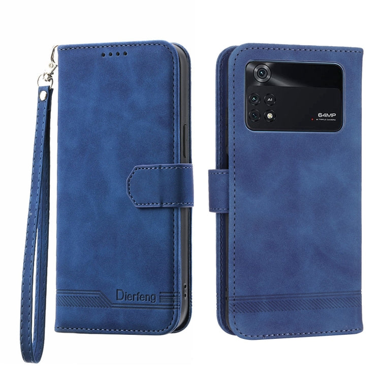 Custodia per cellulare in pelle Dierfeng Dream Line, For Xiaomi Redmi 10 5G, For Xiaomi Redmi Note 10, For Xiaomi Redmi Note 10 Pro, For Xiaomi Poco M4 Pro 4G
