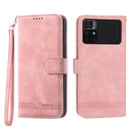Custodia per cellulare in pelle Dierfeng Dream Line, For Xiaomi Poco X4 Pro 5G, For Xiaomi Redmi A1+, For Samsung Galaxy A04e, For Realme C20