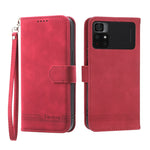 Custodia per cellulare in pelle Dierfeng Dream Line, For Xiaomi Poco X4 Pro 5G, For Xiaomi Redmi A1+, For Samsung Galaxy A04e, For Realme C20