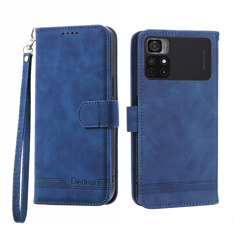 Custodia per cellulare in pelle Dierfeng Dream Line, For Xiaomi Poco X4 Pro 5G, For Xiaomi Redmi A1+, For Samsung Galaxy A04e, For Realme C20