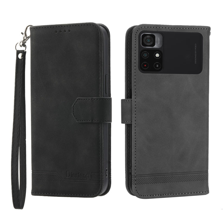 Custodia per cellulare in pelle Dierfeng Dream Line, For Xiaomi Poco X4 Pro 5G, For Xiaomi Redmi A1+, For Samsung Galaxy A04e, For Realme C20