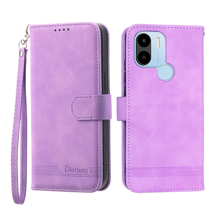 Custodia per cellulare in pelle Dierfeng Dream Line, For Xiaomi Poco X4 Pro 5G, For Xiaomi Redmi A1+, For Samsung Galaxy A04e, For Realme C20