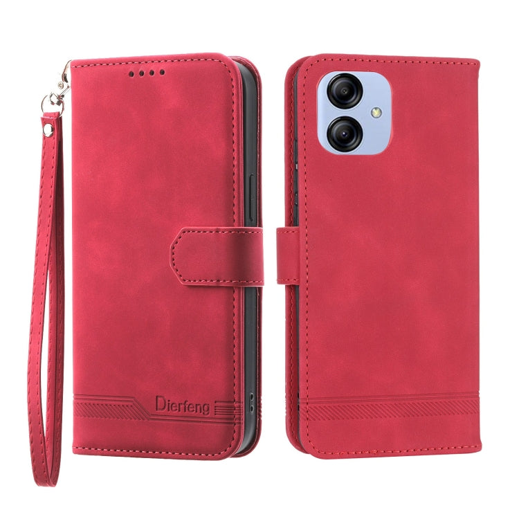 Custodia per cellulare in pelle Dierfeng Dream Line, For Xiaomi Poco X4 Pro 5G, For Xiaomi Redmi A1+, For Samsung Galaxy A04e, For Realme C20