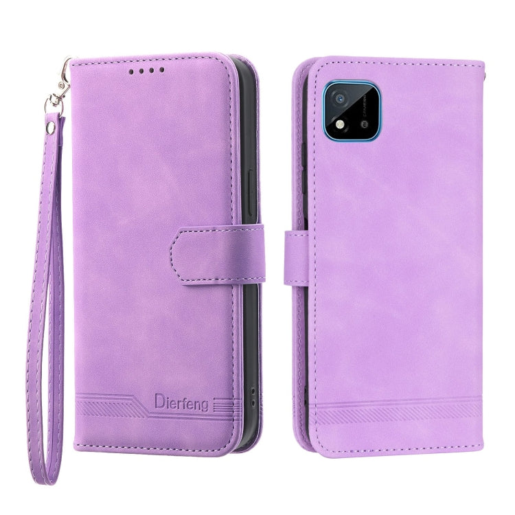 Custodia per cellulare in pelle Dierfeng Dream Line, For Xiaomi Poco X4 Pro 5G, For Xiaomi Redmi A1+, For Samsung Galaxy A04e, For Realme C20
