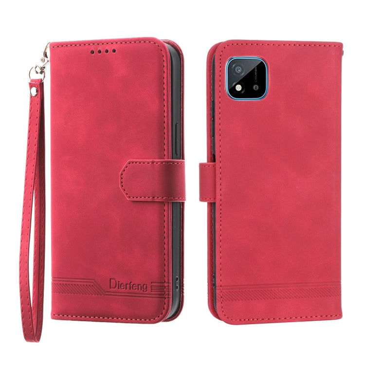 Custodia per cellulare in pelle Dierfeng Dream Line, For Xiaomi Poco X4 Pro 5G, For Xiaomi Redmi A1+, For Samsung Galaxy A04e, For Realme C20