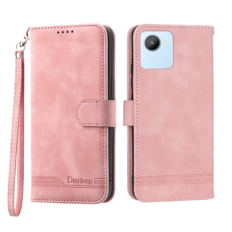 Custodia per cellulare in pelle Dierfeng Dream Line, For Realme C30, For Realme C31, For Realme C35, For Realme 9 4G