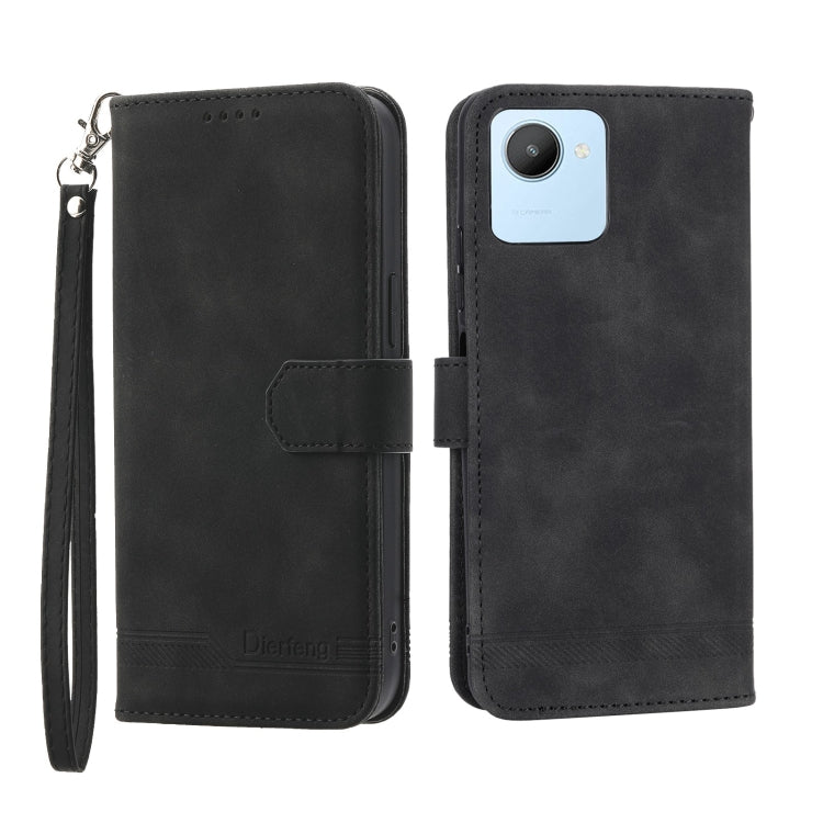 Custodia per cellulare in pelle Dierfeng Dream Line, For Realme C30, For Realme C31, For Realme C35, For Realme 9 4G