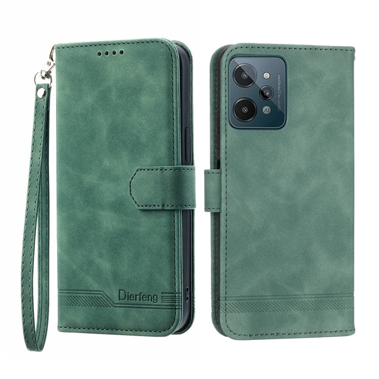 Custodia per cellulare in pelle Dierfeng Dream Line, For Realme C30, For Realme C31, For Realme C35, For Realme 9 4G
