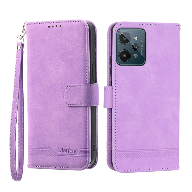 Custodia per cellulare in pelle Dierfeng Dream Line, For Realme C30, For Realme C31, For Realme C35, For Realme 9 4G