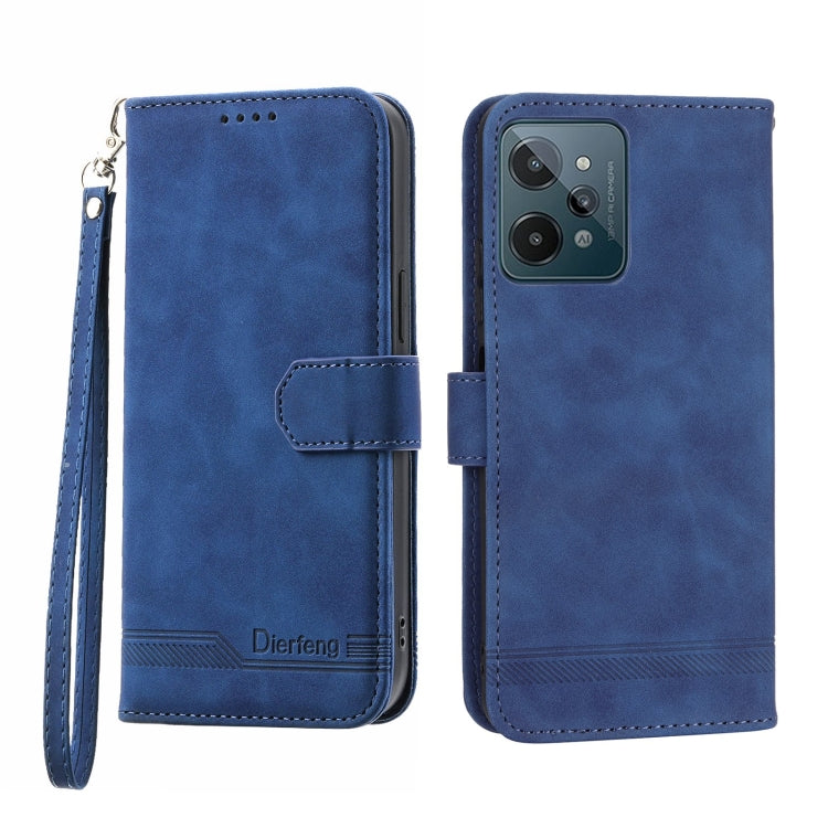 Custodia per cellulare in pelle Dierfeng Dream Line, For Realme C30, For Realme C31, For Realme C35, For Realme 9 4G