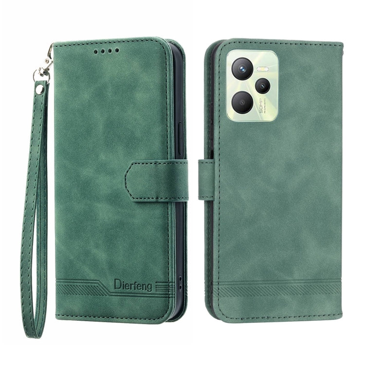 Custodia per cellulare in pelle Dierfeng Dream Line, For Realme C30, For Realme C31, For Realme C35, For Realme 9 4G