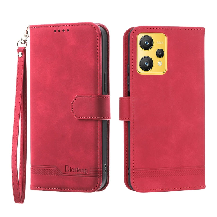 Custodia per cellulare in pelle Dierfeng Dream Line, For Realme C30, For Realme C31, For Realme C35, For Realme 9 4G