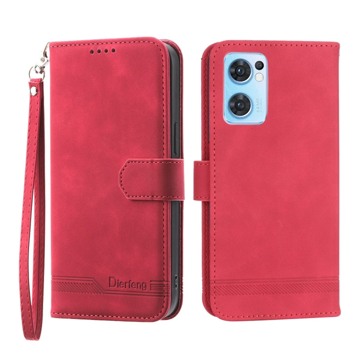 Custodia per cellulare in pelle Dierfeng Dream Line, For Realme 10 4G, For OPPO Reno7 5G, For OPPO Reno9 Pro, For OPPO A1 Pro