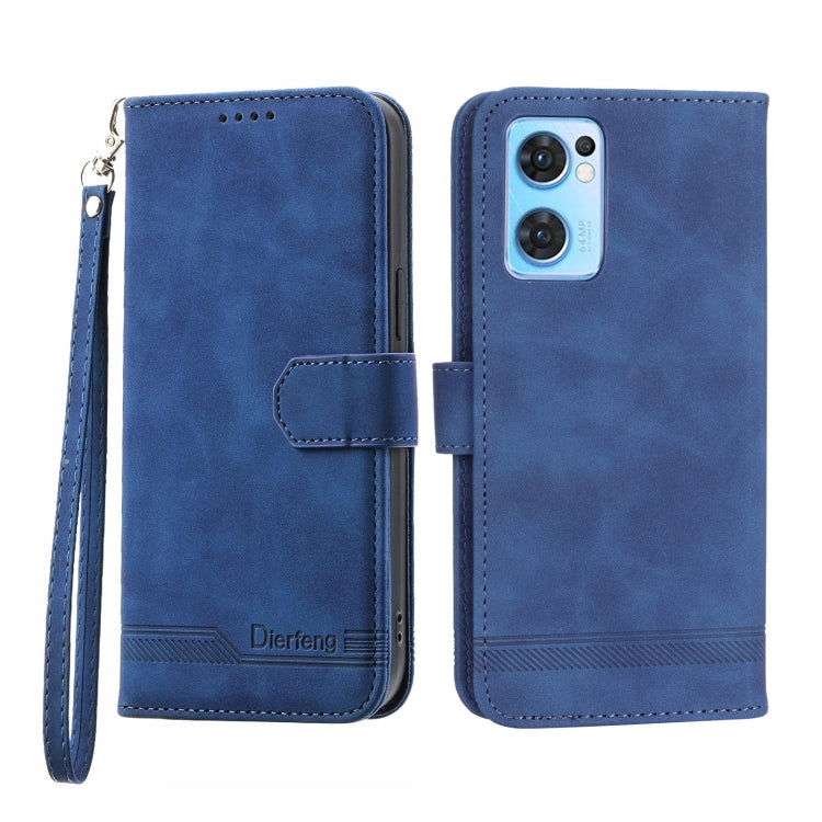Custodia per cellulare in pelle Dierfeng Dream Line, For Realme 10 4G, For OPPO Reno7 5G, For OPPO Reno9 Pro, For OPPO A1 Pro