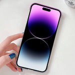 Custodia per telefono sfumata con sensazione di pelle senza cornice, For iPhone XS Max, For iPhone XS / X, For iPhone XR