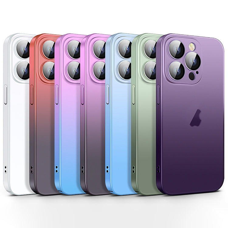 Custodia per telefono sfumata smerigliata effetto pelle, For iPhone 14 Plus, For iPhone 13 Pro Max, For iPhone 13 Pro