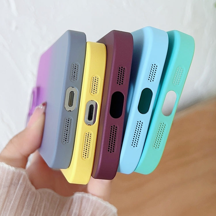 Custodia per telefono sfumata Skin Feel, For iPhone 14 Plus, For iPhone 13 Pro, For iPhone 13, For iPhone 12 Pro Max