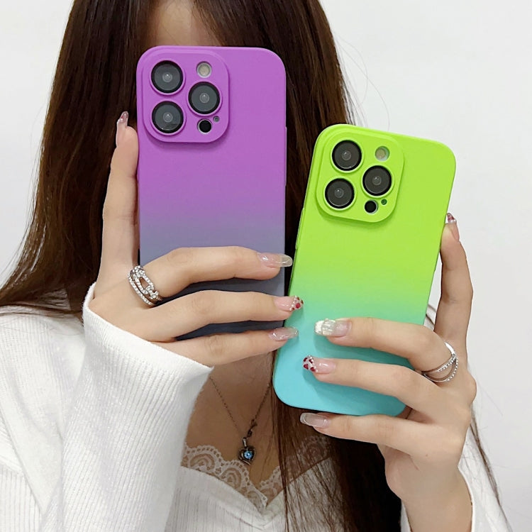 Custodia per telefono sfumata Skin Feel, For iPhone 14 Plus, For iPhone 13 Pro, For iPhone 13, For iPhone 12 Pro Max