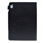 Custodia per tablet in pelle scamosciata con chiusura magnetica a trama incrociata, For iPad mini 2024 / mini 6, For iPad mini 5 / 4 / 3 / 2 / 1, For iPad 9.7 2018&2017/Air 2/Air