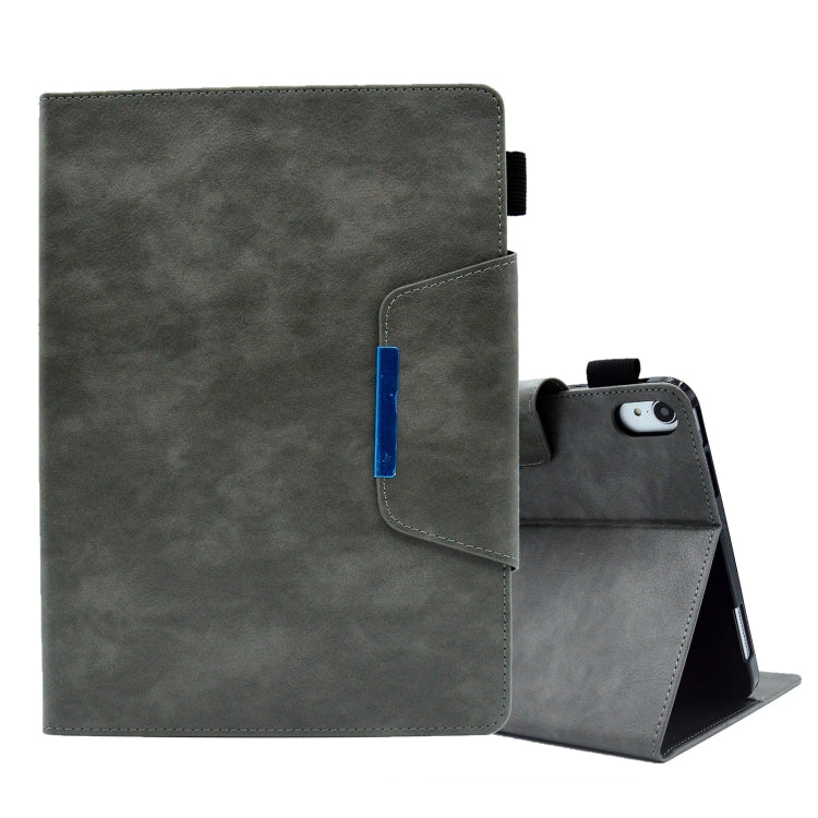 Custodia per tablet in pelle scamosciata con chiusura magnetica a trama incrociata, For iPad mini 2024 / mini 6, For iPad mini 5 / 4 / 3 / 2 / 1, For iPad 9.7 2018&2017/Air 2/Air
