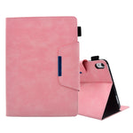 Custodia per tablet in pelle scamosciata con chiusura magnetica a trama incrociata, For iPad mini 2024 / mini 6, For iPad mini 5 / 4 / 3 / 2 / 1, For iPad 9.7 2018&2017/Air 2/Air