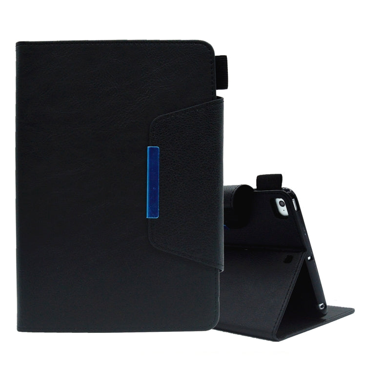 Custodia per tablet in pelle scamosciata con chiusura magnetica a trama incrociata, For iPad mini 2024 / mini 6, For iPad mini 5 / 4 / 3 / 2 / 1, For iPad 9.7 2018&2017/Air 2/Air