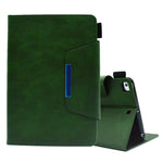 Custodia per tablet in pelle scamosciata con chiusura magnetica a trama incrociata, For iPad mini 2024 / mini 6, For iPad mini 5 / 4 / 3 / 2 / 1, For iPad 9.7 2018&2017/Air 2/Air