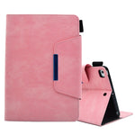 Custodia per tablet in pelle scamosciata con chiusura magnetica a trama incrociata, For iPad mini 2024 / mini 6, For iPad mini 5 / 4 / 3 / 2 / 1, For iPad 9.7 2018&2017/Air 2/Air