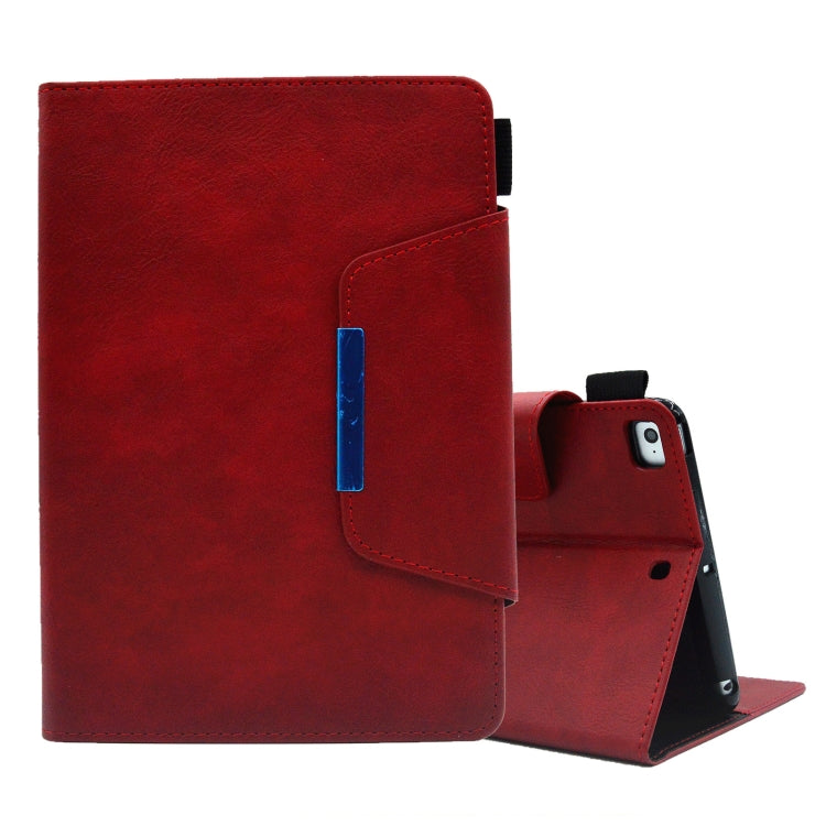 Custodia per tablet in pelle scamosciata con chiusura magnetica a trama incrociata, For iPad mini 2024 / mini 6, For iPad mini 5 / 4 / 3 / 2 / 1, For iPad 9.7 2018&2017/Air 2/Air