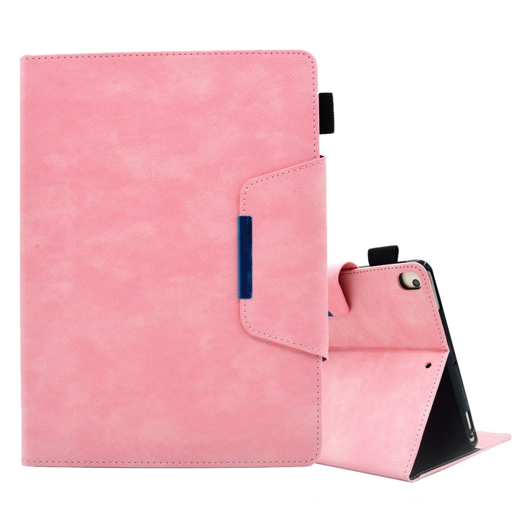 Custodia per tablet in pelle scamosciata con chiusura magnetica a trama incrociata, For iPad mini 2024 / mini 6, For iPad mini 5 / 4 / 3 / 2 / 1, For iPad 9.7 2018&2017/Air 2/Air