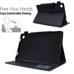 Custodia per tablet in pelle scamosciata con chiusura magnetica a trama incrociata, For Samsung Galaxy Tab A8 10.5 2021, For Samsung Galaxy Tab A7 Lite, For Samsung Galaxy Tab A7 10.4 2022/2021