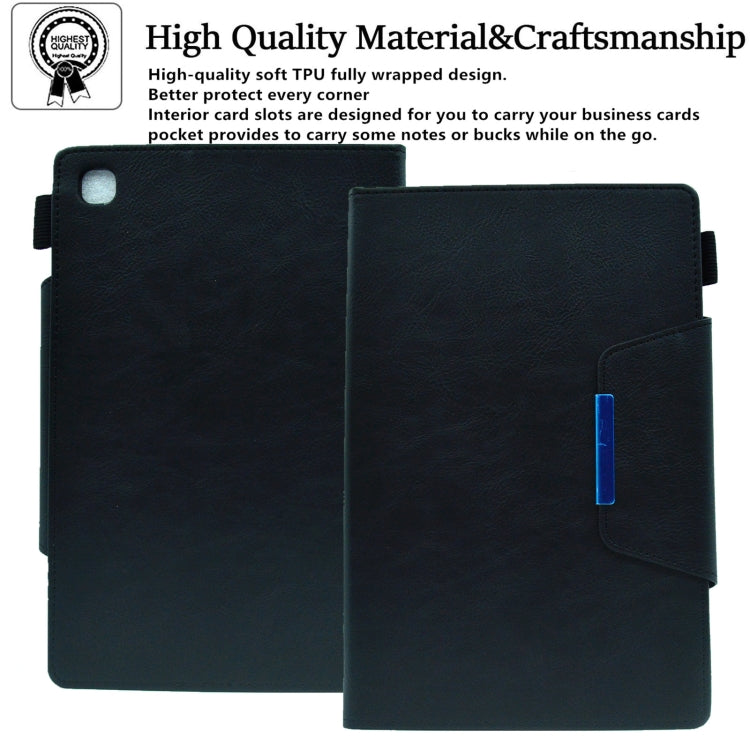 Custodia per tablet in pelle scamosciata con chiusura magnetica a trama incrociata, For Samsung Galaxy Tab A8 10.5 2021, For Samsung Galaxy Tab A7 Lite, For Samsung Galaxy Tab A7 10.4 2022/2021