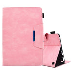 Custodia per tablet in pelle scamosciata con chiusura magnetica a trama incrociata, For Samsung Galaxy Tab A 8.0 2019, For Amazon Fire HD 8 2021 / 2022, For Amazon Fire HD 10 2021