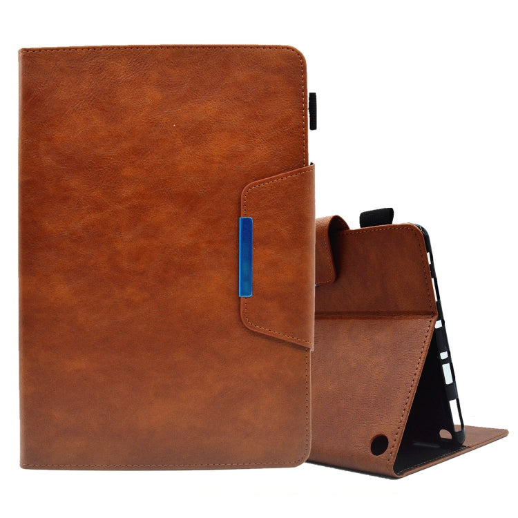 Custodia per tablet in pelle scamosciata con chiusura magnetica a trama incrociata, For Samsung Galaxy Tab A 8.0 2019, For Amazon Fire HD 8 2021 / 2022, For Amazon Fire HD 10 2021