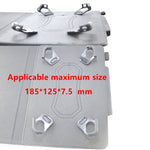 Custodia per tablet in pelle scamosciata con chiusura magnetica a trama incrociata, For 7 inch, For 8 inch, For 10 inch