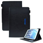 Custodia per tablet in pelle scamosciata con chiusura magnetica a trama incrociata, For 7 inch, For 8 inch, For 10 inch