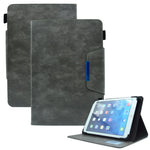 Custodia per tablet in pelle scamosciata con chiusura magnetica a trama incrociata, For 7 inch, For 8 inch, For 10 inch