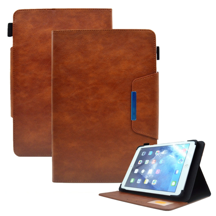 Custodia per tablet in pelle scamosciata con chiusura magnetica a trama incrociata, For 7 inch, For 8 inch, For 10 inch