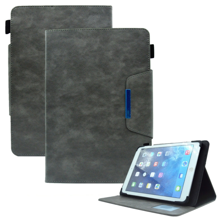 Custodia per tablet in pelle scamosciata con chiusura magnetica a trama incrociata, For 7 inch, For 8 inch, For 10 inch