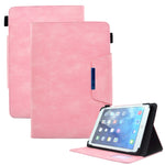 Custodia per tablet in pelle scamosciata con chiusura magnetica a trama incrociata, For 7 inch, For 8 inch, For 10 inch