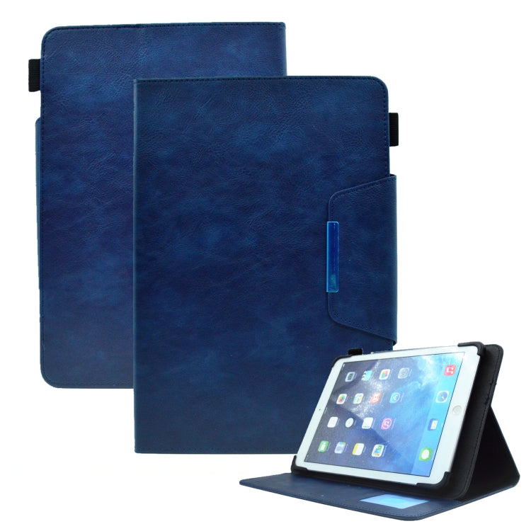 Custodia per tablet in pelle scamosciata con chiusura magnetica a trama incrociata, For 7 inch, For 8 inch, For 10 inch