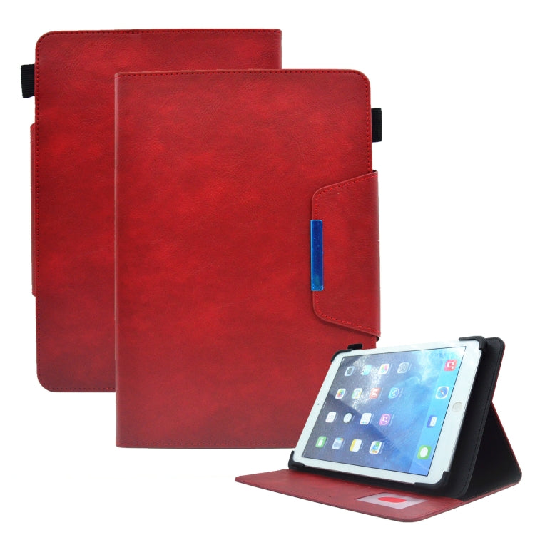Custodia per tablet in pelle scamosciata con chiusura magnetica a trama incrociata, For 7 inch, For 8 inch, For 10 inch