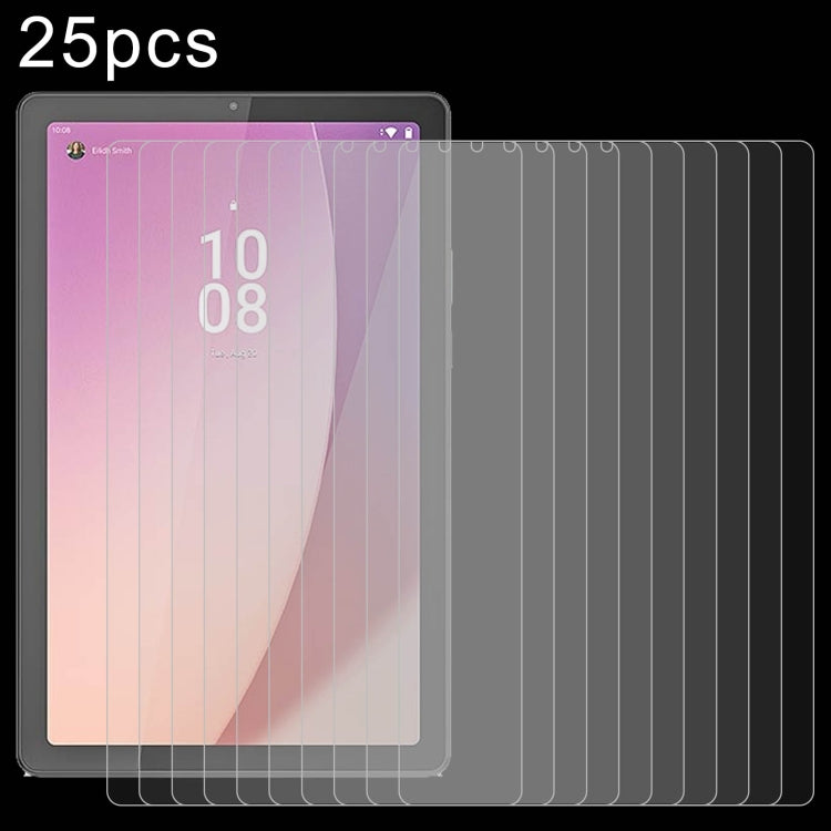 Pellicola per tablet in vetro temperato antideflagrante da 25 pezzi 0,3 mm 9H, For Lenovo Tab M9(25pcs), For OnePlus Pad 11.6 inch(25pcs), For Teclast P25T(25pcs)