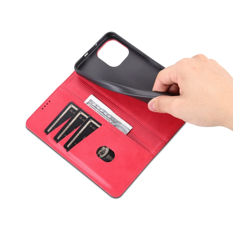 AZNS Custodia per telefono in pelle a conchiglia con struttura in vitello magnetico, For Huawei Enjoy 50z, For Huawei nova Y61, For Xiaomi Redmi K60 / K60 Pro