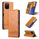AZNS Custodia per telefono in pelle a conchiglia con struttura in vitello magnetico, For Huawei Enjoy 50z, For Huawei nova Y61, For Xiaomi Redmi K60 / K60 Pro