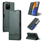 AZNS Custodia per telefono in pelle a conchiglia con struttura in vitello magnetico, For Huawei Enjoy 50z, For Huawei nova Y61, For Xiaomi Redmi K60 / K60 Pro