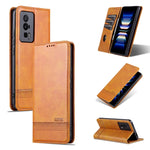 AZNS Custodia per telefono in pelle a conchiglia con struttura in vitello magnetico, For Huawei Enjoy 50z, For Huawei nova Y61, For Xiaomi Redmi K60 / K60 Pro