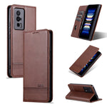 AZNS Custodia per telefono in pelle a conchiglia con struttura in vitello magnetico, For Huawei Enjoy 50z, For Huawei nova Y61, For Xiaomi Redmi K60 / K60 Pro