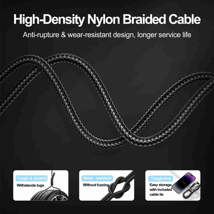 JOYROOM S-UL012A10 Cavo dati di ricarica rapida da USB-A a 8 pin serie straordinaria da 2,4 A, 20W 8 Pin, 1.2m, 20W 8 Pin, 2m, 20W 8 Pin, 3m