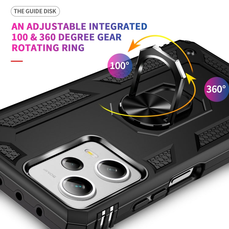 Custodia per telefono antiurto in TPU + PC con supporto, For Xiaomi Redmi Note 12 Pro+, For Xiaomi Redmi Note 12 Pro 5G, For Xiaomi Redmi Note 12 5G Global